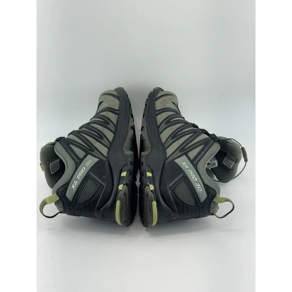 Salomon XA PRO 3D Shoes Green Black Hiking Trail 145464 Running Men's Size 9.5